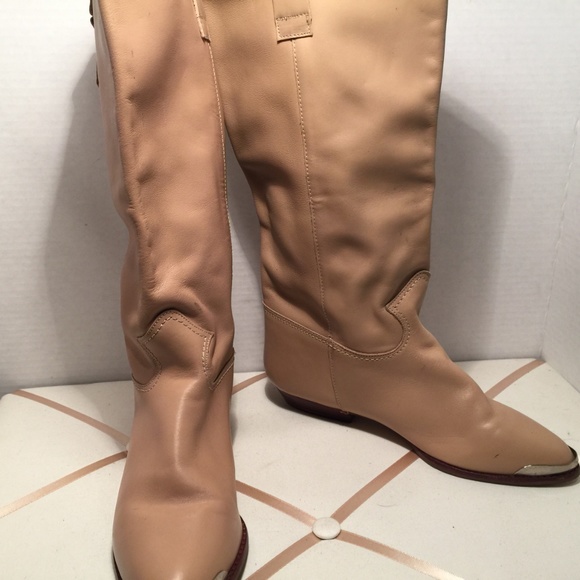 El Paso Shoes El Paso Tan Leather Boot Poshmark